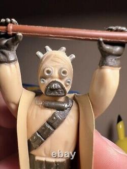 Star Wars vintage Sand People Tusken Raider with Hollow Cheeks 1977 NICE KENNER