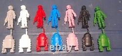 Star wars Vintage 1980's complete lot x40 COPY Yupi Figures Colombia + galactic