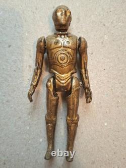 Star wars model trem vintage bootleg brazil metal figure c3po 70's 80's