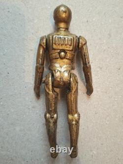 Star wars model trem vintage bootleg brazil metal figure c3po 70's 80's