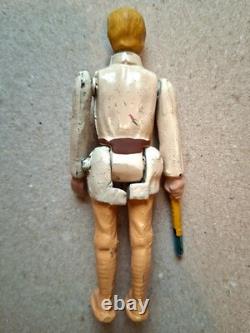 Star wars model trem vintage bootleg brazil metal figure luke skywalker 70's 80