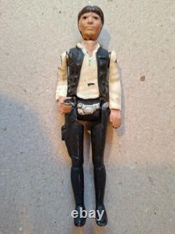 Star wars model trem vintage bootleg brazil metal figure obi han solo 70's 80's
