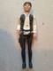 Star wars model trem vintage bootleg brazil metal figure obi han solo 70's 80's