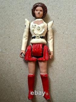 Star wars model trem vintage bootleg brazil metal figure princess mirna 70's 80