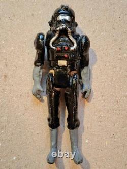 Star wars model trem vintage bootleg brazil metal figure tie fighter pilot 70's