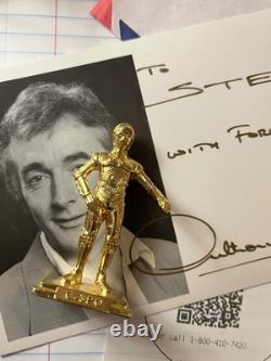 Star wars vintage fan club c3po signed picture n enevlope from uk may the 4th