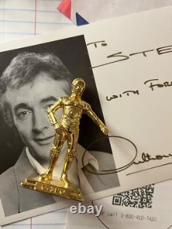 Star wars vintage fan club c3po signed picture n enevlope from uk may the force
