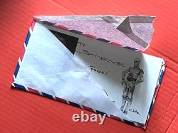 Star wars vintage fan club c3po signed picture n enevlope from uk may the force