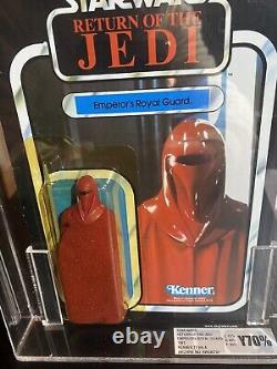 Star wars vintage kenner moc Royal Guard 77A Back HK Version UKG Graded