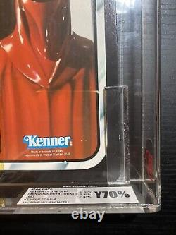 Star wars vintage kenner moc Royal Guard 77A Back HK Version UKG Graded