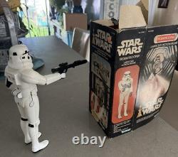 Stormtrooper 1978 Large Size 12 STAR WARS Vintage Original WITH BOX PEW INSERT