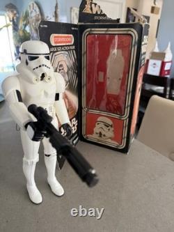 Stormtrooper 1978 Large Size 12 STAR WARS Vintage Original WITH BOX PEW INSERT
