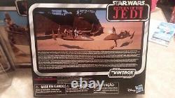 THE VINTAGE COLLECTION STAR WARS LOT skiff ROTJ LANDO SKIFF GUARD 3-PACK JABBA'S