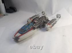 VERY RARE! Star Wars Vintage 1999 Hasbro Y-Wing Fighter, With Figure