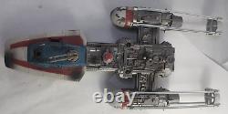 VERY RARE! Star Wars Vintage 1999 Hasbro Y-Wing Fighter, With Figure