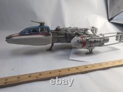 VERY RARE! Star Wars Vintage 1999 Hasbro Y-Wing Fighter, With Figure