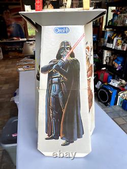 VINTAGE 1980s STAR WARS ROTJ ORAL-B Toothbrush Store Display Standee R2-D2 C-3PO