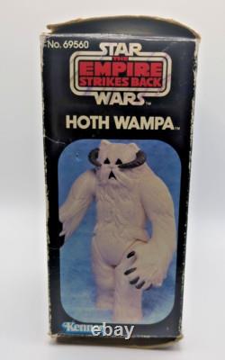 VINTAGE 1981 KENNER STAR WARS EMPIRE STRIKES BACK HOTH WAMPA FIGURE SEALED w BOX