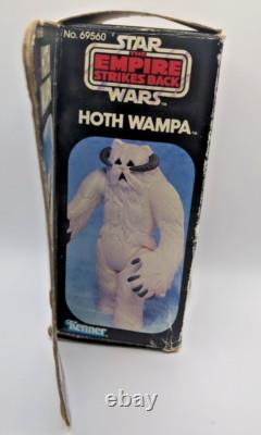 VINTAGE 1981 KENNER STAR WARS EMPIRE STRIKES BACK HOTH WAMPA FIGURE SEALED w BOX