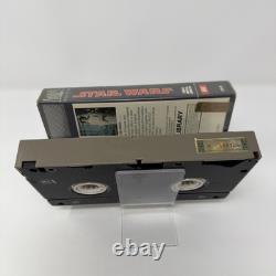 VINTAGE 1982 STAR WARS Video Rental Library VHS RARE Matching Serial