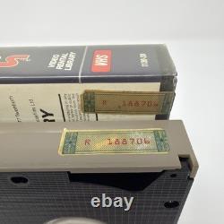 VINTAGE 1982 STAR WARS Video Rental Library VHS RARE Matching Serial