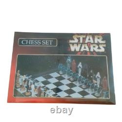 VINTAGE 1990s CHARACTER GAMES STAR WARS COLLECTOR'S 3D CHESS SEALED BNIB RARE