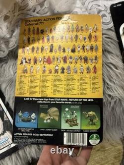 VINTAGE KENNER STAR WARS 1983 ROTJ 8D8 DROID 77-A BACK MOC punched