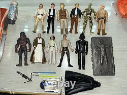 VINTAGE Kenner Star Wars Collection (Lot Of 13) 1977-1995 W Land Speeder