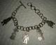 VINTAGE NAVAJO SIGNED FRANCIS STAR WARS STERLING SILVER BRACELET vafo