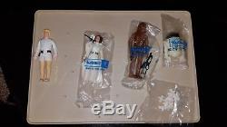 VINTAGE STAR WARS 1978 EARLY BIRD FIGURES DT Luke, Leia Chewbacca, R2 & pegs
