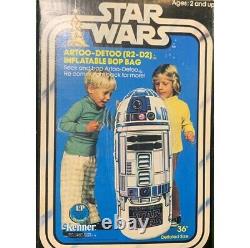 VINTAGE STAR WARS ARTOO DETOO R2-D2 Inflatable Bop Bag 1977 KENNER RARE NO BOX