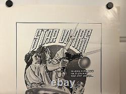 VINTAGE STAR WARS A NEW HOPE STYLE D POSTER DESIGN LAYOUT by GORE GRAPHICS 20x13