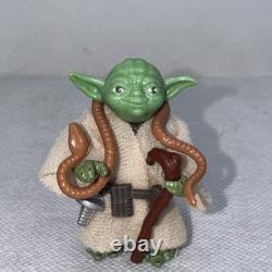 VINTAGE STAR WARS BROWN SNAKE YODA PAC-MAN EYES 1980 KENNER 100% Complete
