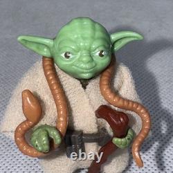 VINTAGE STAR WARS BROWN SNAKE YODA PAC-MAN EYES 1980 KENNER 100% Complete