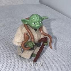 VINTAGE STAR WARS BROWN SNAKE YODA PAC-MAN EYES 1980 KENNER 100% Complete