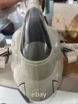 VINTAGE STAR WARS COMPLETE SLAVE 1 VEHICLE KENNER W Frozen Han