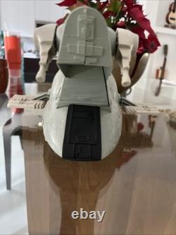 VINTAGE STAR WARS COMPLETE SLAVE 1 VEHICLE KENNER W Frozen Han