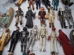 Vintage Star Wars Lot Leia Han Vader Luke Slave 1 Boba Fett 45 Fig Lot Lqqk