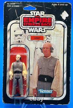 VINTAGE STAR WARS MOC Lobot Empire Strikes Back 41 Back Kenner 1980 NM CLEAR