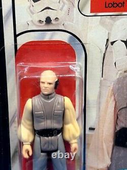 VINTAGE STAR WARS MOC Lobot Empire Strikes Back 41 Back Kenner 1980 NM CLEAR