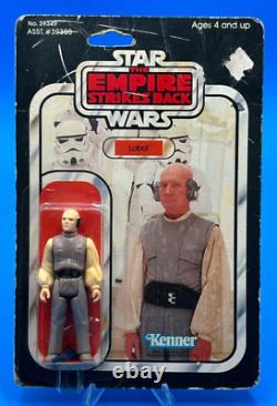 VINTAGE STAR WARS MOC Lobot Empire Strikes Back 41 Back Kenner 1980 NM CLEAR