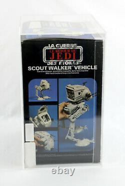 VINTAGE STAR WARS Return of the Jedi Scout Walker AT-ST AFA U85 Kenner 1983