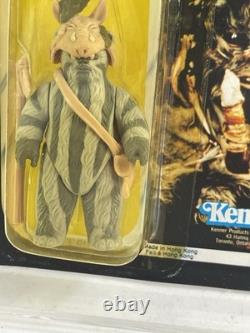 VINTAGE STAR WARS Teebo MIP RETURN OF THE JEDI 77 B, Kenner 1983 Bi Lingual