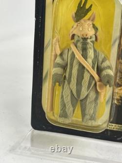 VINTAGE STAR WARS Teebo MIP RETURN OF THE JEDI 77 B, Kenner 1983 Bi Lingual
