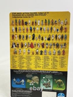 VINTAGE STAR WARS Teebo MIP RETURN OF THE JEDI 77 B, Kenner 1983 Bi Lingual