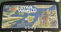 VINTAGE Star Wars 70s And 80s Action Figures 12 With Carrying Case