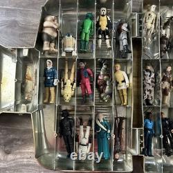 VINTAGE Star Wars C-3PO case with 29 Figures