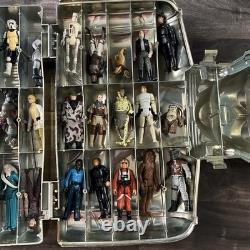 VINTAGE Star Wars C-3PO case with 29 Figures