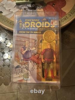 VINTAGE Star Wars Droids Action Figure 1985 Jord Dusat Coin SEALED READ ORIGINAL