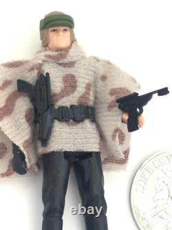 VTG 85 Star Wars POTF LAST 17 Luke Skywalker Battle Poncho Blaster Coin COMPLETE